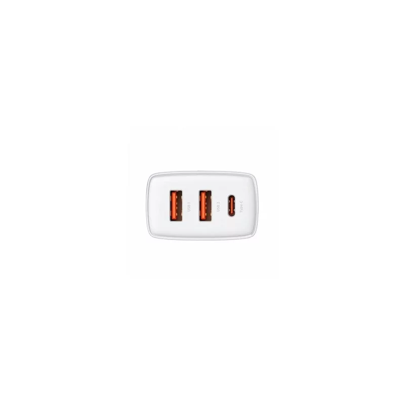 Kontrolsat - Carregador Baseus Compact CCXJ-E02 30W Fast Charger PD 3.0 - Branco