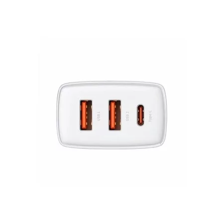 Kontrolsat - Carregador Baseus Compact CCXJ-E02 30W Fast Charger PD 3.0 - Branco