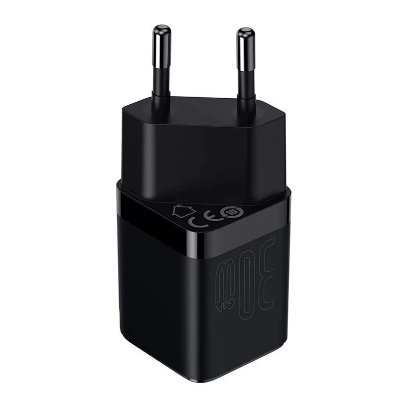 Kontrolsat - Carregador Baseus GaN3 Fast Charger 30W USB-C - Preto
