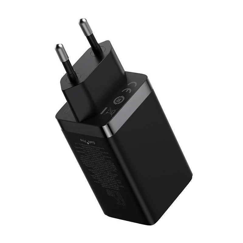 Kontrolsat - Carregador Baseus GaN5 Pro Fast Charger Dual 65W - Preto