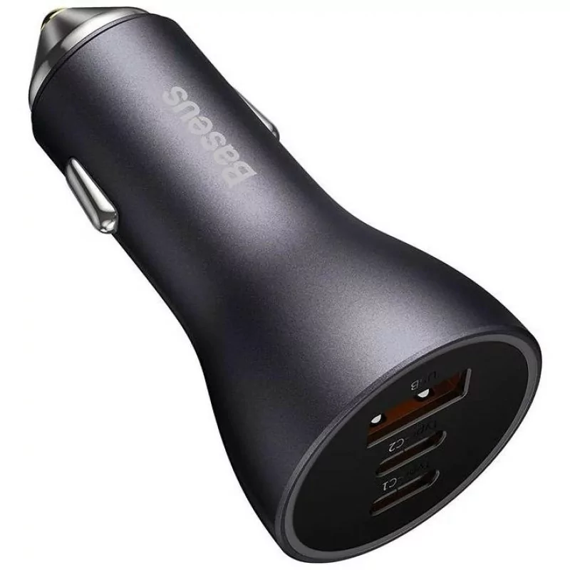 Kontrolsat - Baseus Golden Contactor Pro Car Charger 65W Car Charger - Black