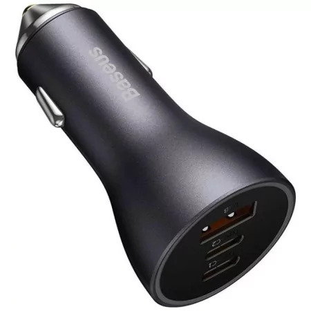 Kontrolsat - Baseus Golden Contactor Pro Car Charger 65W Car Charger - Black