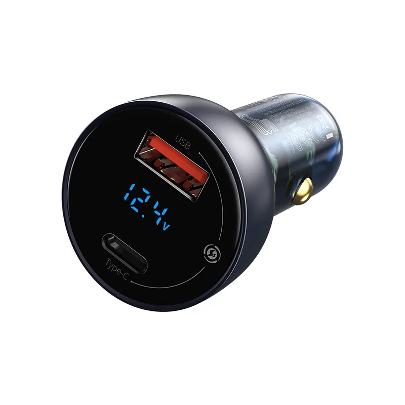 Kontrolsat - Carregador de Isqueiro Baseus Particular Fast Car Charger 65W - Preto