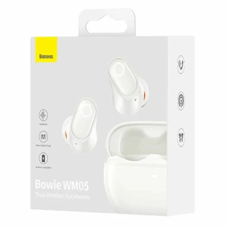 Kontrolsat - Earbuds Baseus Bowie WM05 True Wireless - Branco