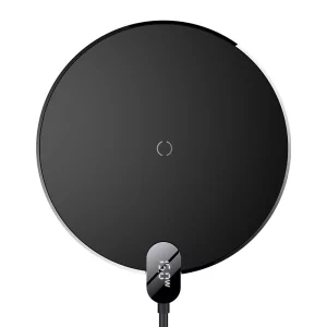 Kontrolsat - Baseus Digital LED 15W Wireless Charger - Black