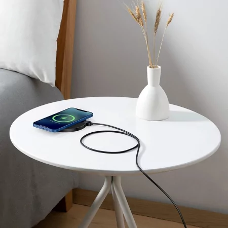 Kontrolsat - Baseus Digital LED 15W Wireless Charger - Black