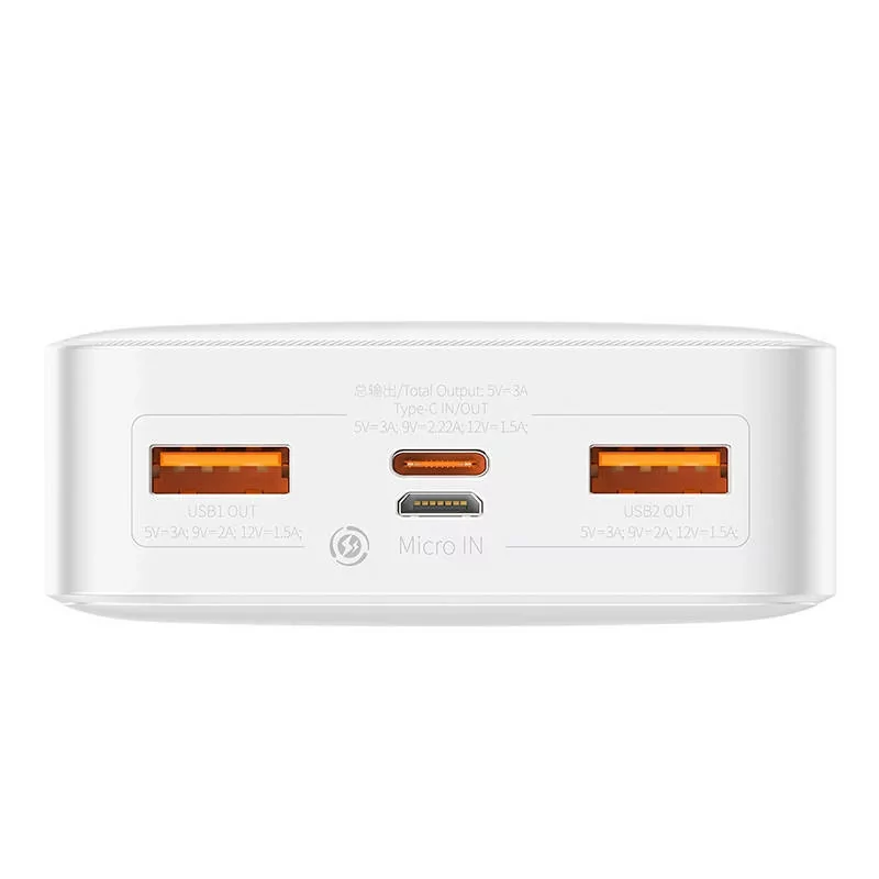 Kontrolsat - Powerbank Baseus Bipow 20W 20000mAh - White