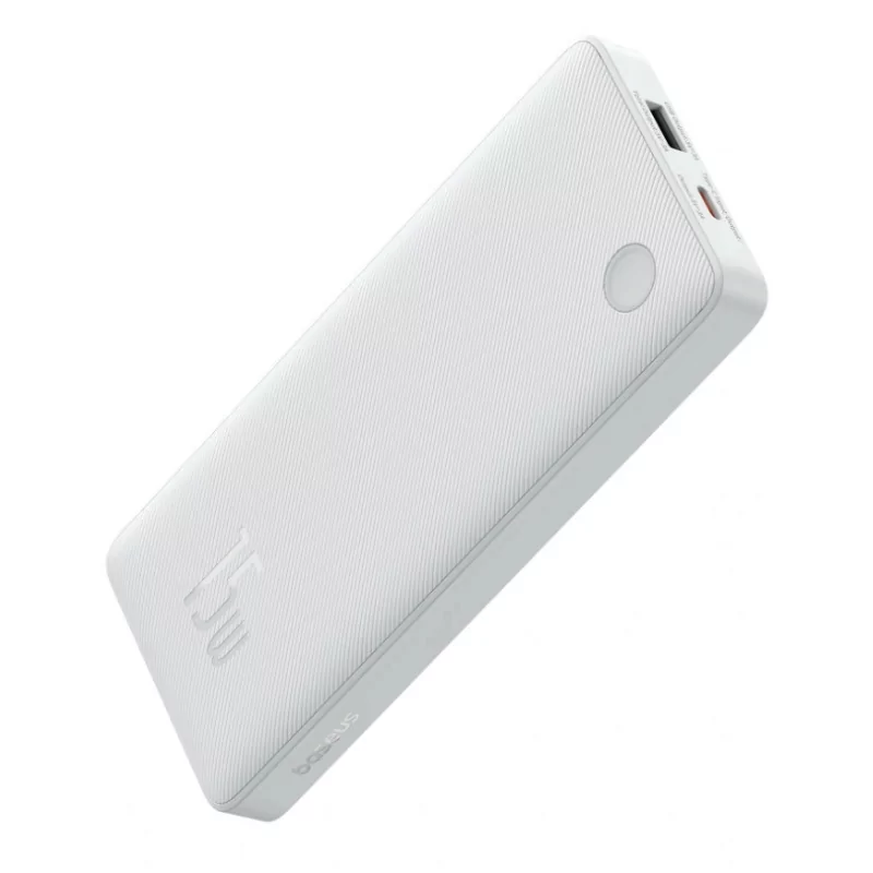 Kontrolsat - Powerbank Baseus Air Lite 10000mAh 15W + USB-C Cable 30cm - White