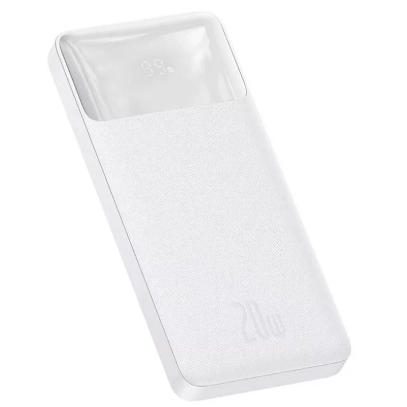 Kontrolsat - Powerbank Baseus Bipow 20W 10000mAh - White