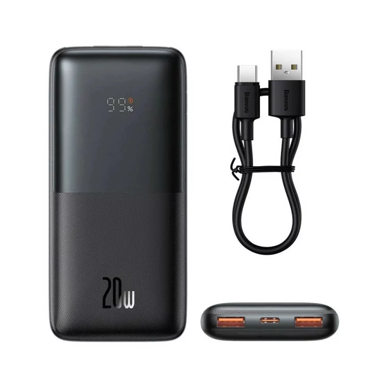 Kontrolsat - Powerbank Baseus Bipow Pro 20W 10000mAh - Black Kontrolsat - Powerbank Baseus Bipow Pro 20W 10000mAh - Black
