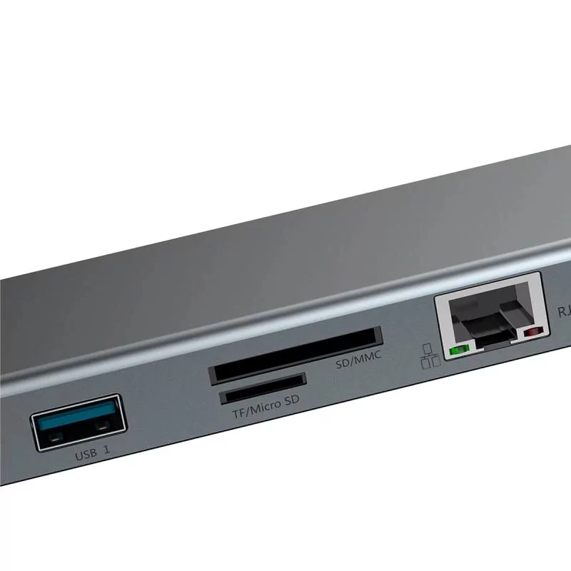 Kontrolsat - Docking Station Baseus Enjoyment USB-C 10-in-1 Gray