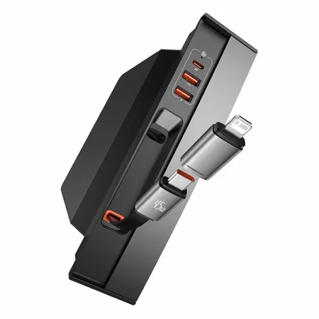 Kontrolsat - Baseus T-Space Hub for Tesla with 45W Retractable USB-C Cable