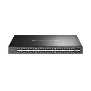 Kontrolsat - Switch TP-Link - JetStream - 48 Portas - 10/100Mbps PoE+ 4 Portas SFP - TL-SG3452P
