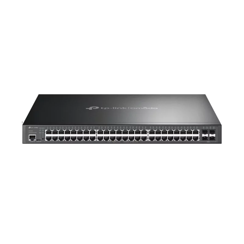 Kontrolsat - Switch TP-Link - JetStream - 48 Portas - 10/100Mbps PoE+ 4 Portas SFP - TL-SG3452P