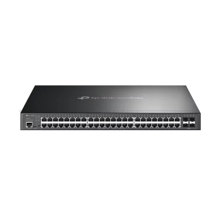 Kontrolsat - Switch TP-Link - JetStream - 48 Portas - 10/100Mbps PoE+ 4 Portas SFP - TL-SG3452P