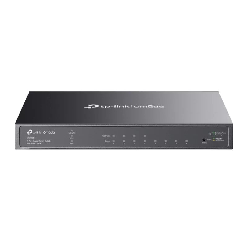 Kontrolsat - TP-Link 8-port 4× Gigabit PoE+ Management Switch - TL-SG2008P