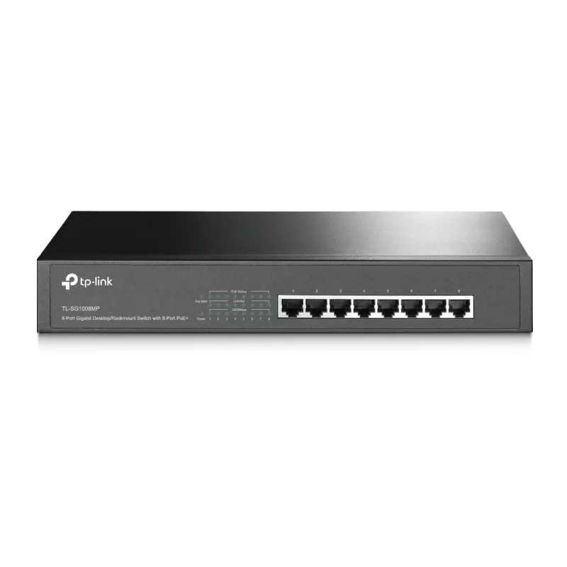 Kontrolsat - TP-Link PoE 8-port Switch - TL-SG1008MP