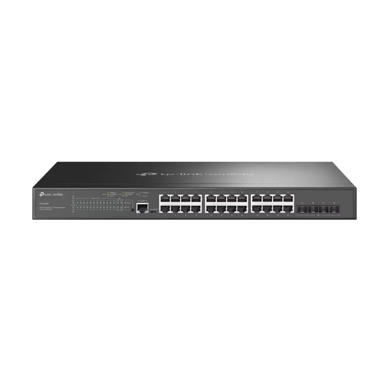 Kontrolsat - Switch PoE+ TP-Link 28 Portas - TL-SG3428MP