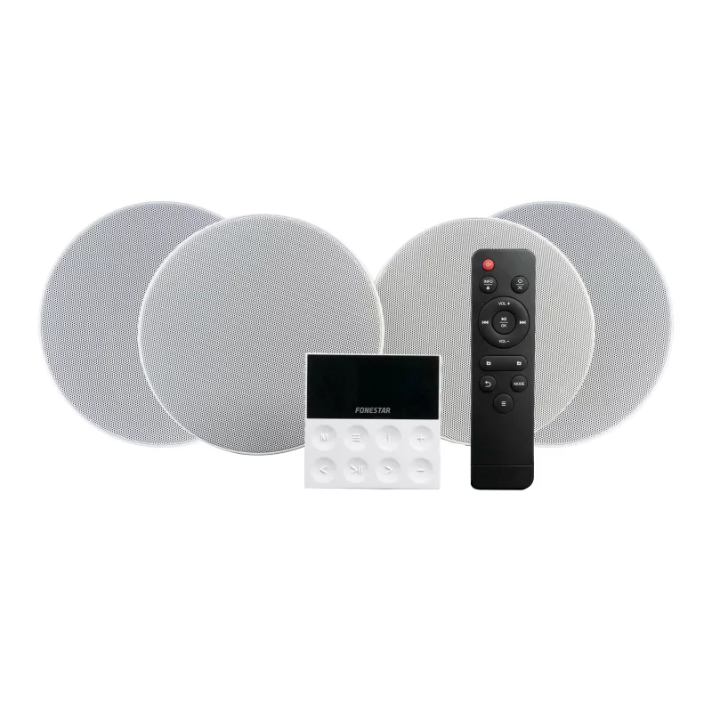 Kontrolsat - Kit Sistema de Som Parede Bluetooth 4 Colunas - Fonestar - KS-WALL-4 Kontrolsat - Kit Sistema de Som Parede Bluetooth 4 Colunas - Fonestar - KS-WALL-4
