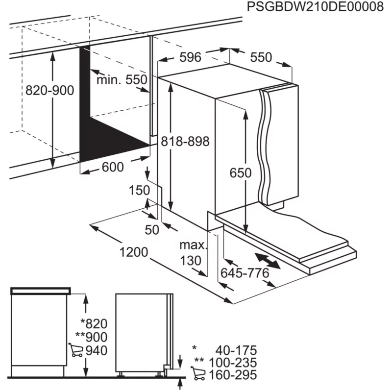 Kontrolsat - AEG FSB32610Z Dishwasher (13 Place Settings - 60cm - Class E)