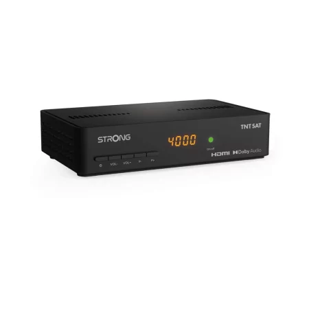 Kontrolsat - Recetor Satélite Strong HD - C/ Cartão TNT Sat - SRT7408 - Canais Franceses