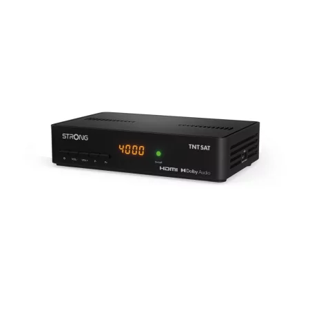 Kontrolsat - Recetor Satélite Strong HD - C/ Cartão TNT Sat - SRT7408 - Canais Franceses