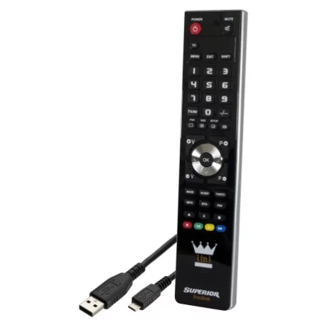 Kontrolsat - Top Programmable Remote Control - (TV - SAT - DTT - DVD) - FREEDOM-USB1:1BK