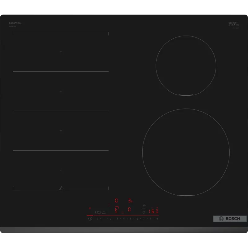 Kontrolsat - Bosch Induction Hob - 4 Zones - Black - PIX631HC1E