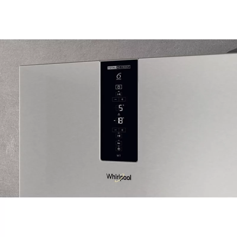 Kontrolsat - Combinado Whirlpool W7X94TSX (367L - Classe C - Inox)