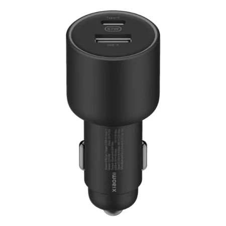 Kontrolsat - Carregador de Carro Xiaomi 67W USB-A + Tipo C - Preto - BHR6814GL