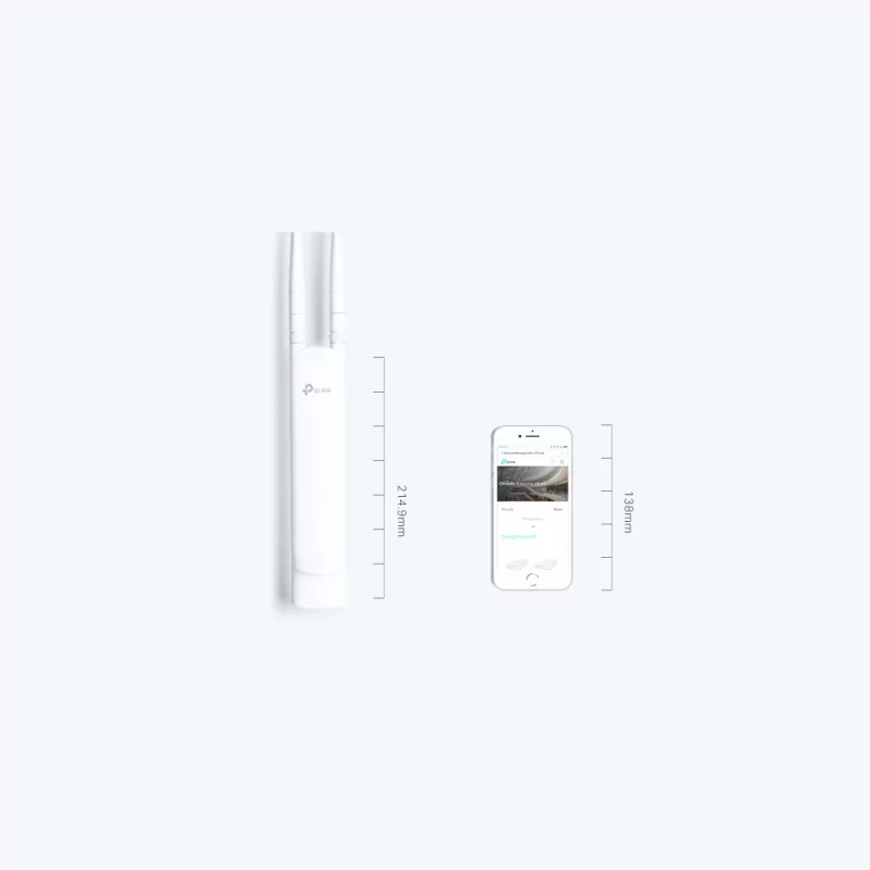 Kontrolsat - TP-Link Omada Outdoor Access Point - EAP113-Outdoor - 300Mbps / PoE / 2.4Ghz