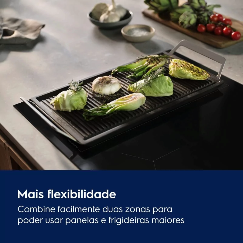 Kontrolsat - Placa Mista Electrolux - Indução e Gás - 4 Zonas - KDI641723K