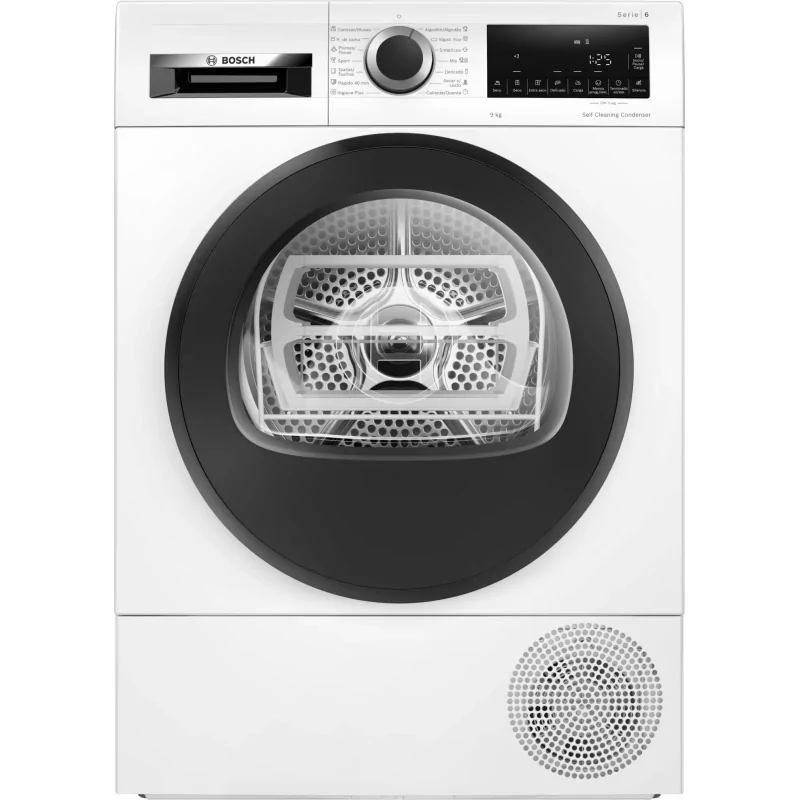 Kontrolsat - Bosch Tumble Dryer - 9kg - Heat Pump - White - WQG245D0ES Kontrolsat - Bosch Tumble Dryer - 9kg - Heat Pump - White - WQG245D0ES