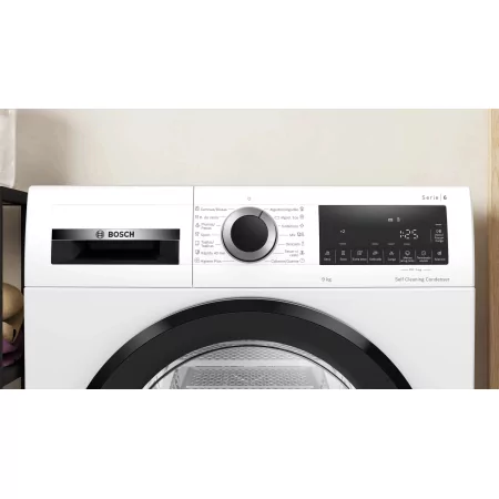 Kontrolsat - Bosch Tumble Dryer - 9kg - Heat Pump - White - WQG245D0ES Kontrolsat - Bosch Tumble Dryer - 9kg - Heat Pump - White - WQG245D0ES