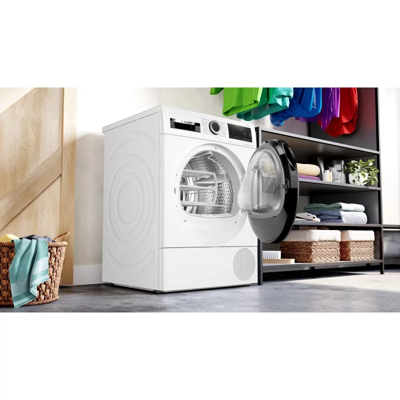 Kontrolsat - Bosch Tumble Dryer - 9kg - Heat Pump - White - WQG245D0ES