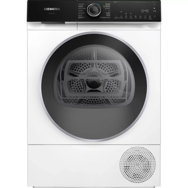 Kontrolsat - Máquina de Secar Roupa Siemens - 9 Kg - Bomba de Calor - Branca - WQ45H2A0ES