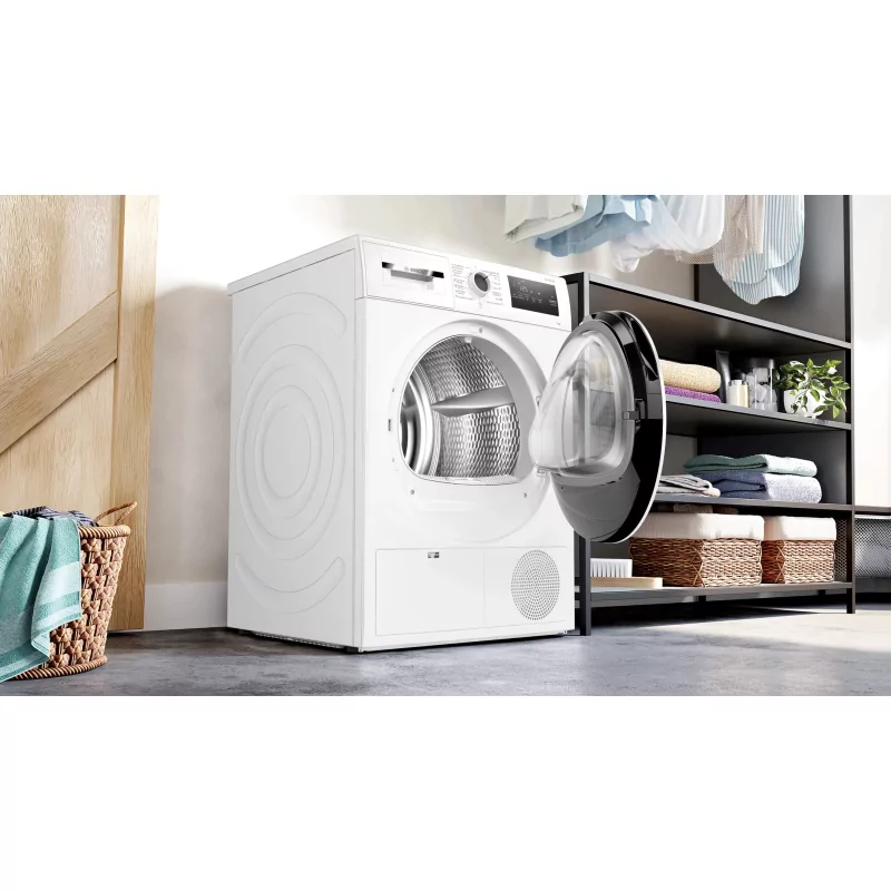 Kontrolsat - Máquina de Secar Roupa Bosch - 8Kg - Bomba de Calor - Branca - WTR-83200-ES