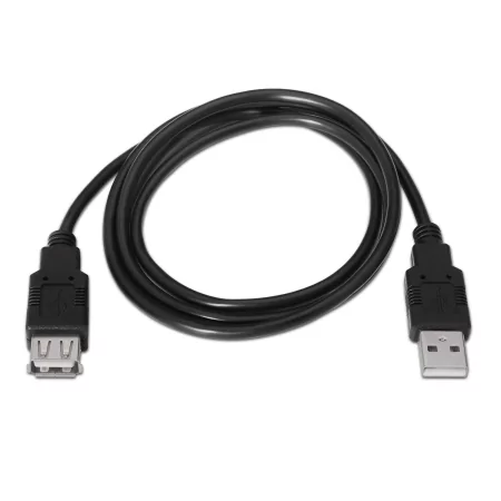Kontrolsat - Aisens USB(A) to USB(A) Extension Cable - (1M - USB 2.0 - Black)