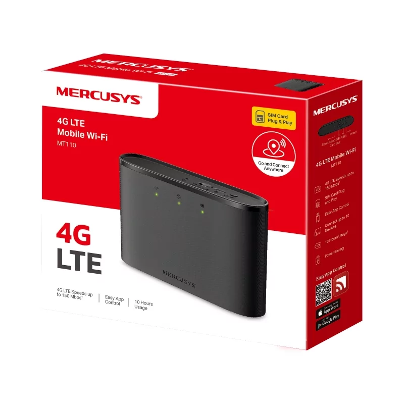 Kontrolsat - Router Mercusys - (N150 - Single-Band - WiFi 4 - 4G LTE) - MT110