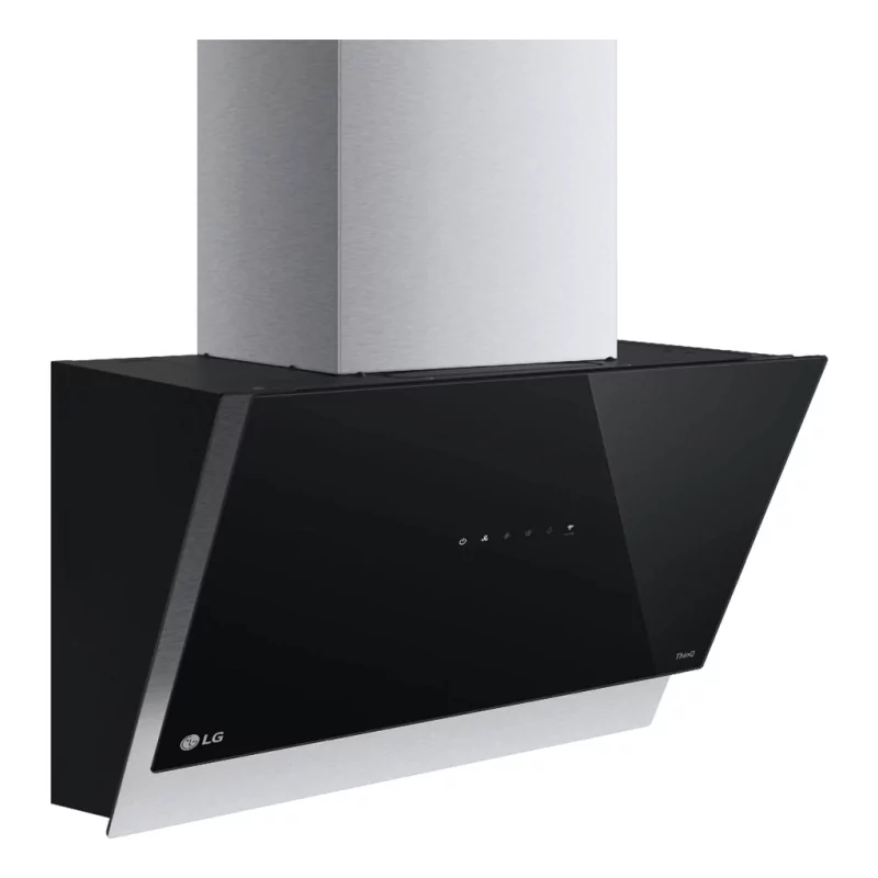 Kontrolsat - Chaminé Exaustor Inclinado de Vidro - (60cm - 630m3/h - Classe Energética C) - HCEZ2428B