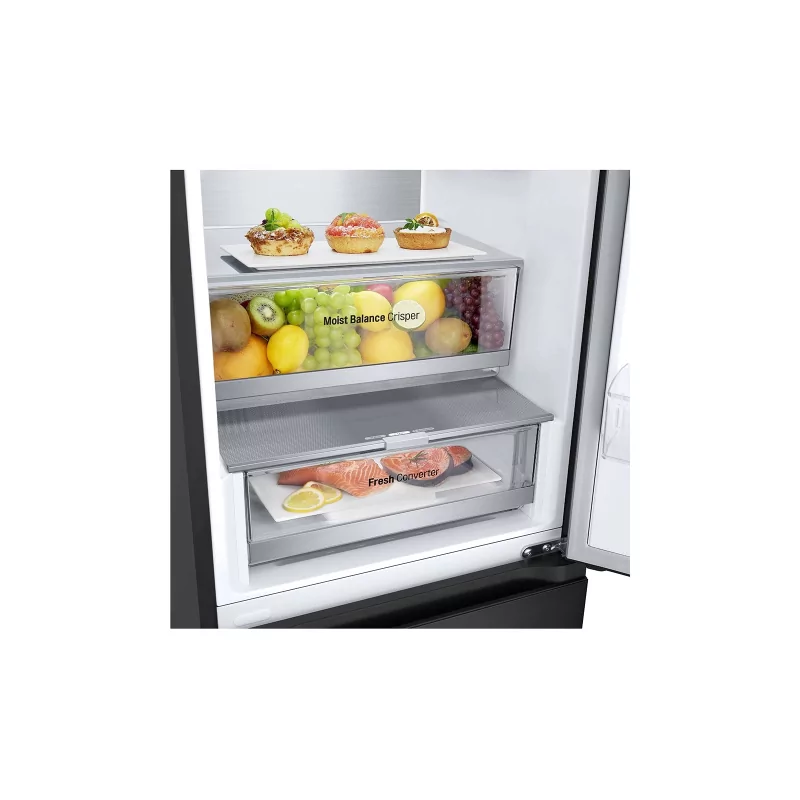Kontrolsat - LG GBV5150DEP Fridge Freezer (344L - Class D - Matte Black)