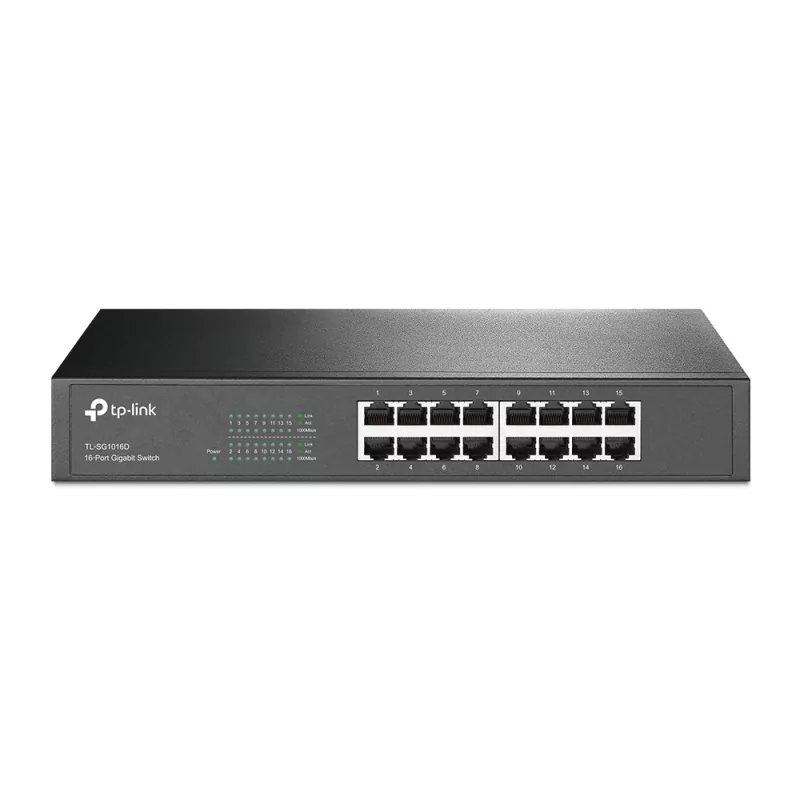 Kontrolsat - Switch Gigabit de 16 portas 10/100/1000