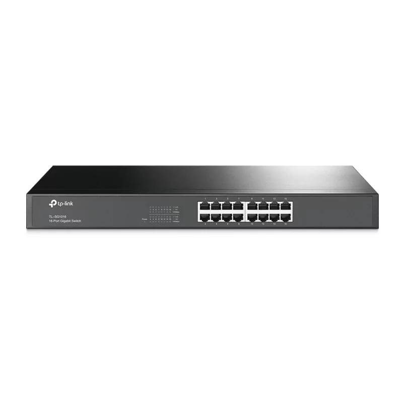 Kontrolsat - 19" Rack Switch - TP-Link 16 Gigabit ports - TL-SG1016