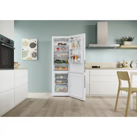 Kontrolsat - Candy CCT3L517EW Fridge Freezer (260L - Class E - White) Kontrolsat - Candy CCT3L517EW Fridge Freezer (260L - Class E - White)