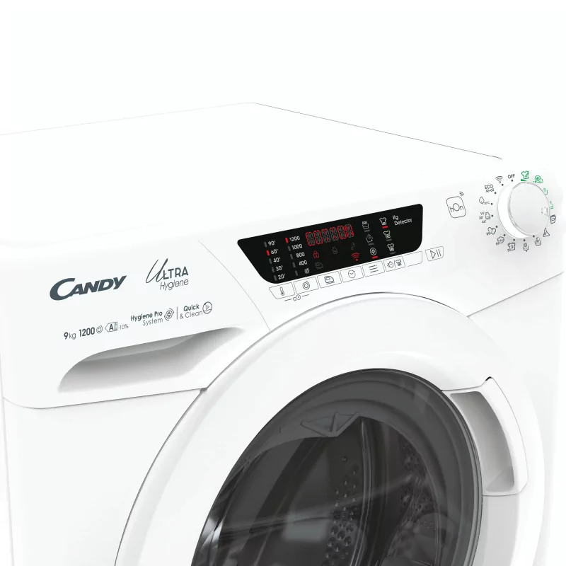 Kontrolsat - Máquina Lavar Roupa Candy HE1294TWM6/1-S (9kg - 1200rpm - Classe A)