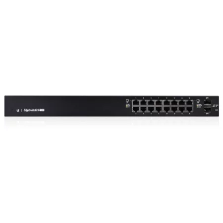 Kontrolsat - Switch Ubiquiti EdgeSwitch 16 PoE - 16 Portas - ES-16-150W