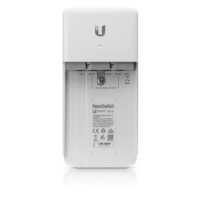 Kontrolsat - Switch Nano Switch Ubiquiti - 4 Portas - N-SW