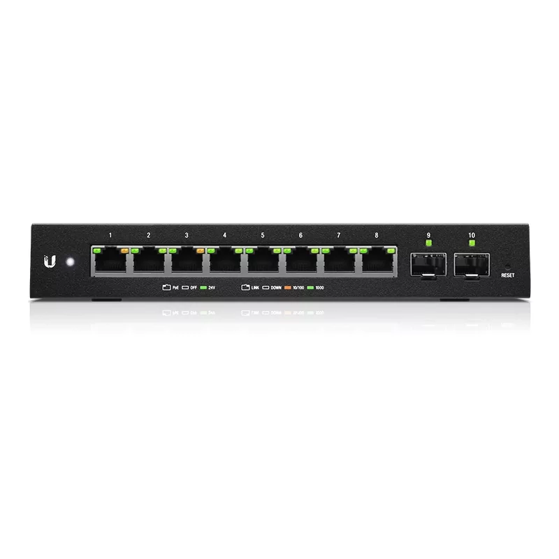 Kontrolsat - Ubiquiti EdgeSwitch Switch - 10 Ports - ES-10XP