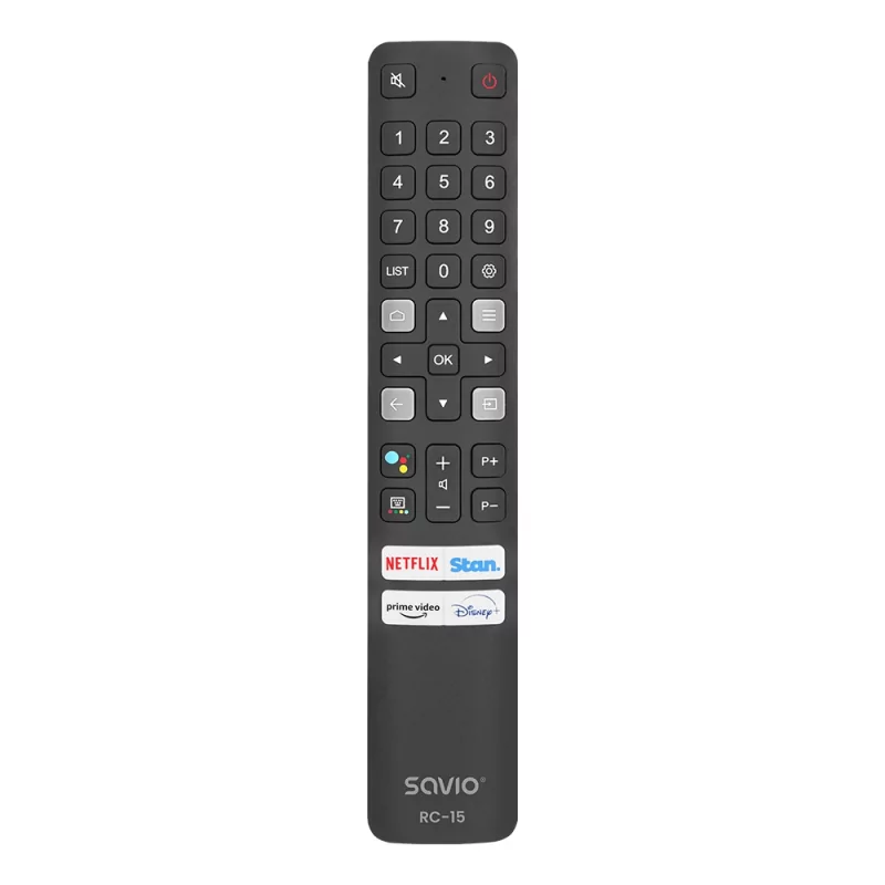 Kontrolsat - TCL Universal Smart TV Remote Control - Savio RC-15 Kontrolsat - TCL Universal Smart TV Remote Control - Savio RC-15