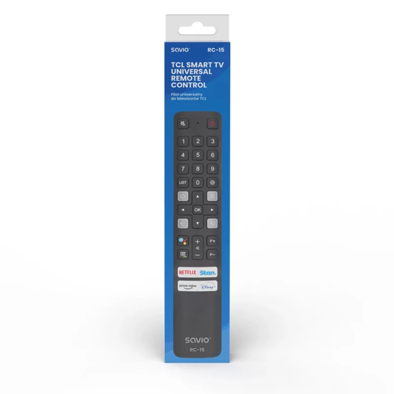 Kontrolsat - Comando Universal Smart TV TCL - Savio RC-15